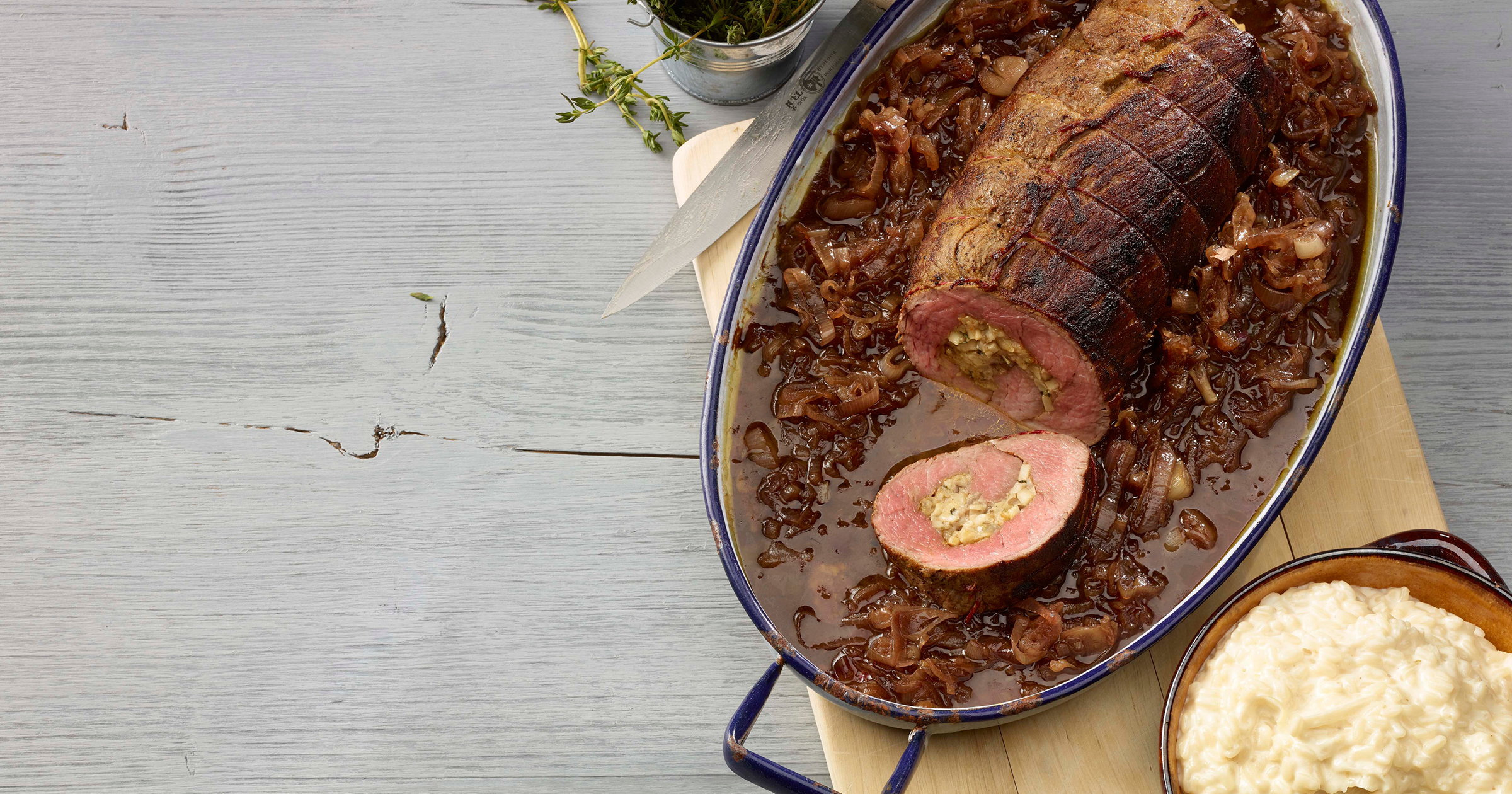 Filet de bœuf de pâturage suisse aux champignons à la sauce madère