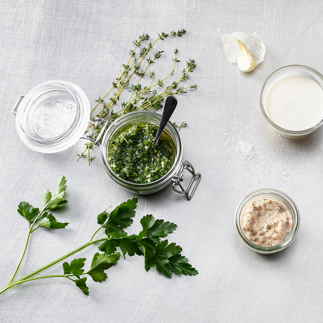 Salsa Chimichurri | Salsa BBQ bianca | Salsa cocktail BBQ à la Cook