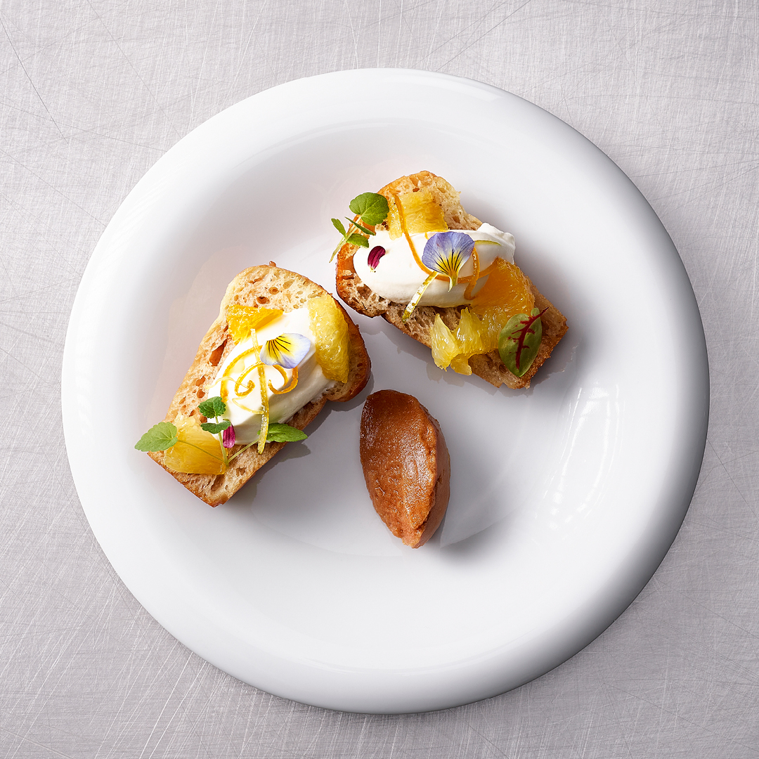 Baba aux épices I Agrumes I Sorbet au thé noir