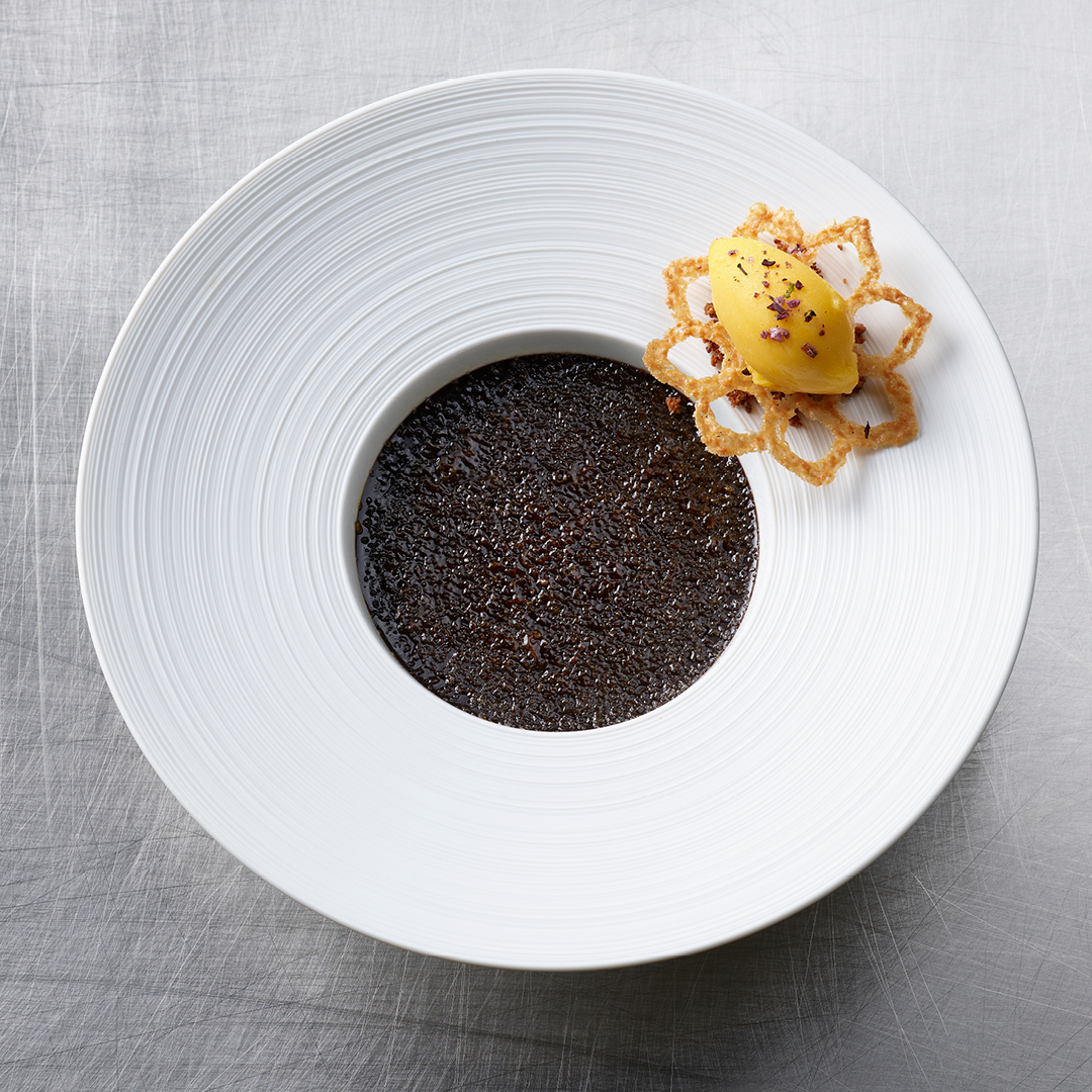 Black Zabuye Crème brûlée | Mandarine & Malfy Gin con Limone