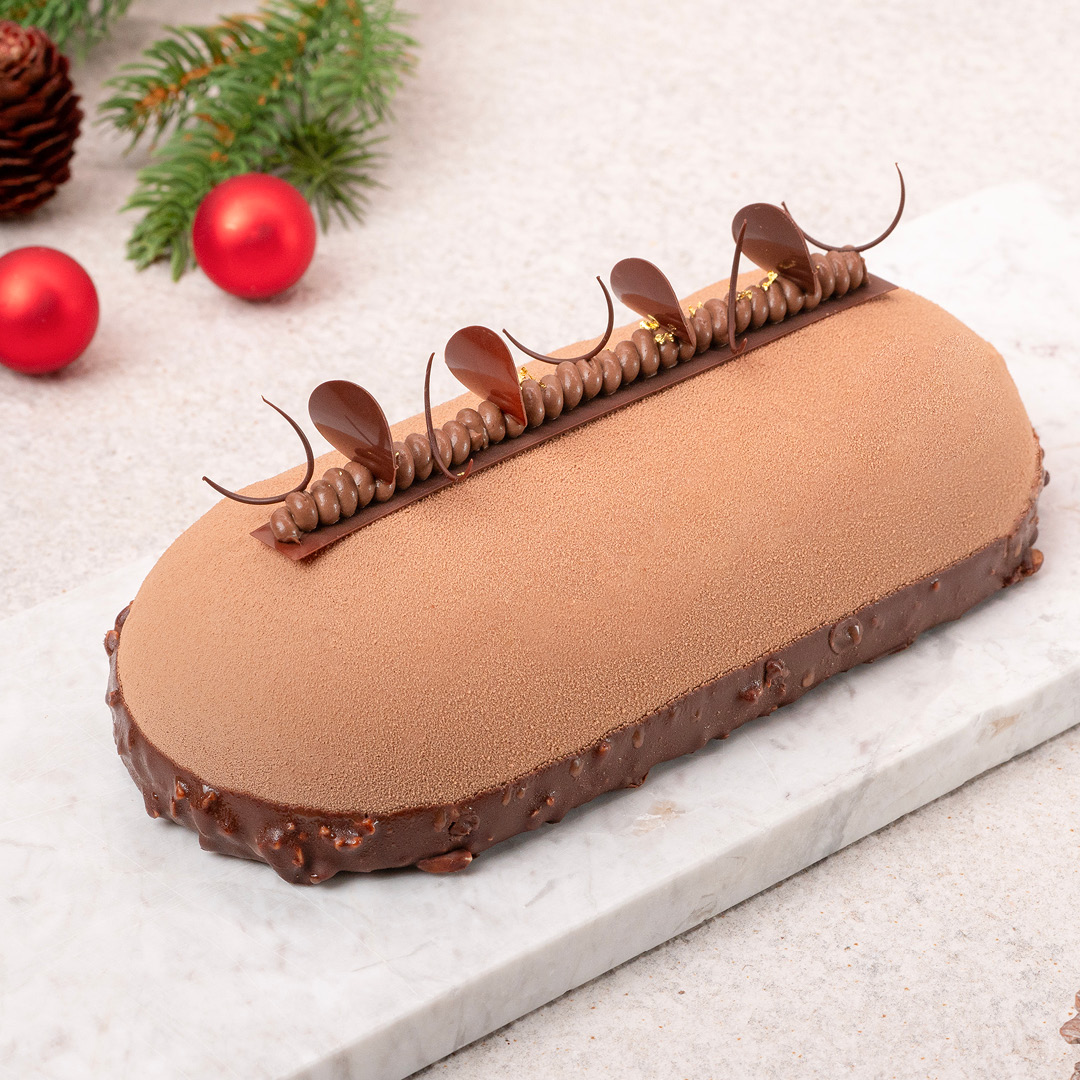 Bûche de Noël au chocolat