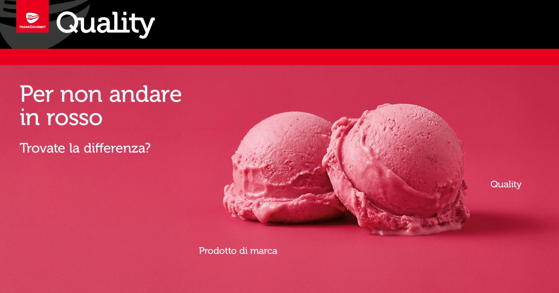 Quality Erdbeerglace
